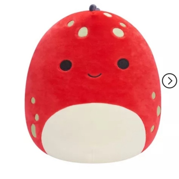 Squishmallows 11" Dolan the Red Dino with Spots Plush Toy - Picture 1 of 8
